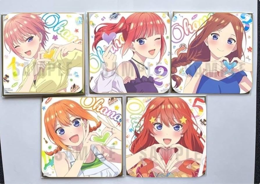 Amazon.co.jp: 劇場版 五等分の花嫁 入場者特典 コンプリート 新婚旅行