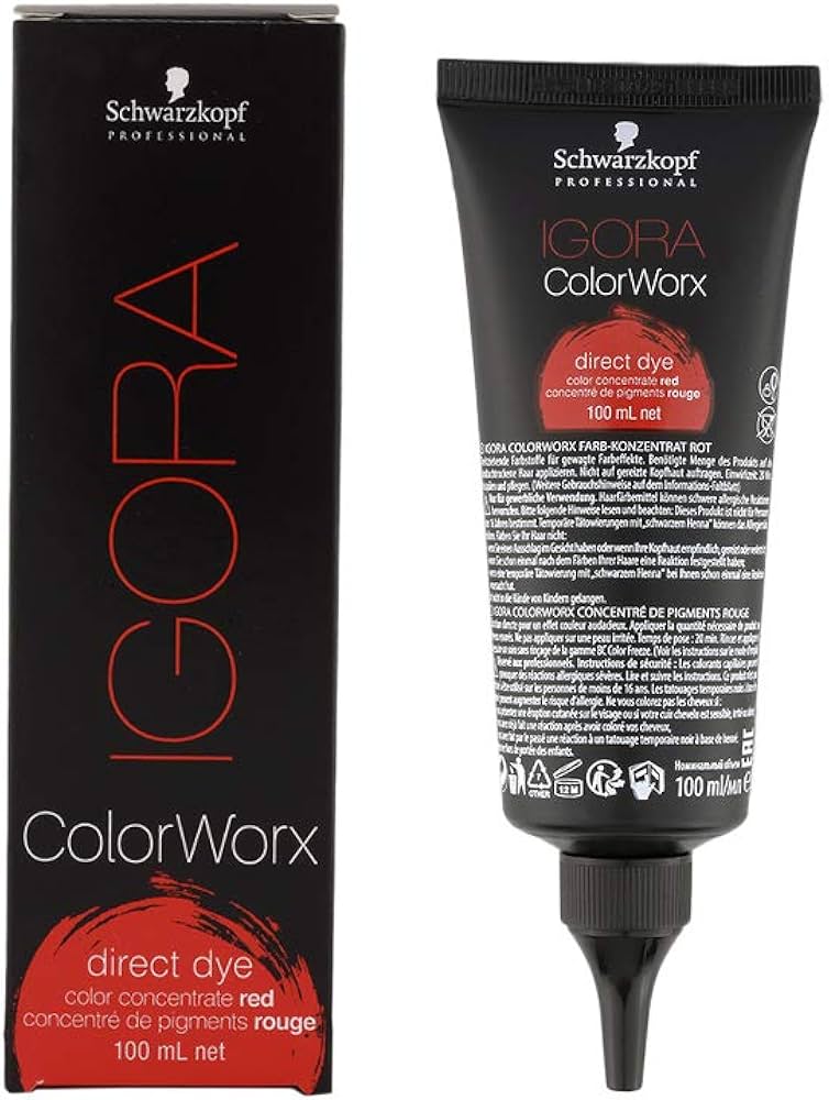 Amazon.com : Schwarzkopf IGORA ColorWorx Direct Dye (Color