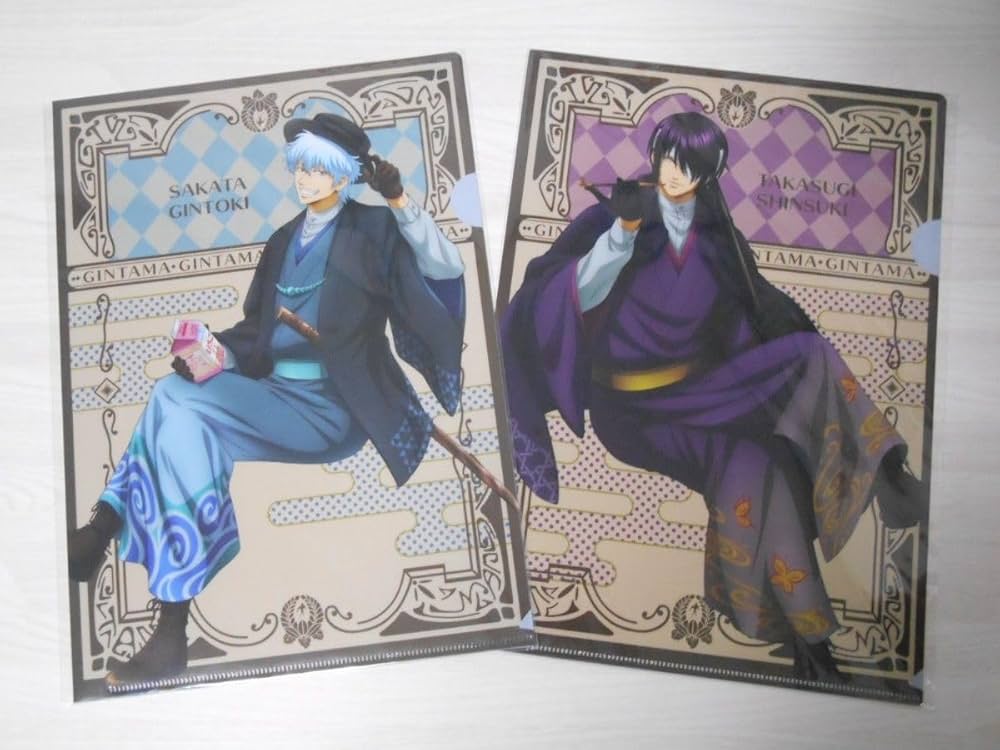 Amazon.co.jp: 2点セット ☆ 銀魂 A4クリアファイル 坂田銀時 高杉晋助