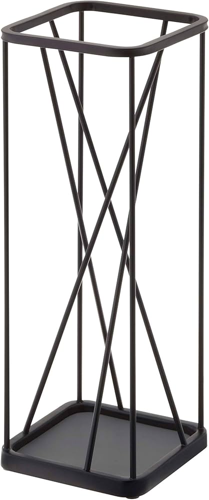 Amazon｜山崎実業 傘立て ナインスクエア ブラック 2808｜傘立て