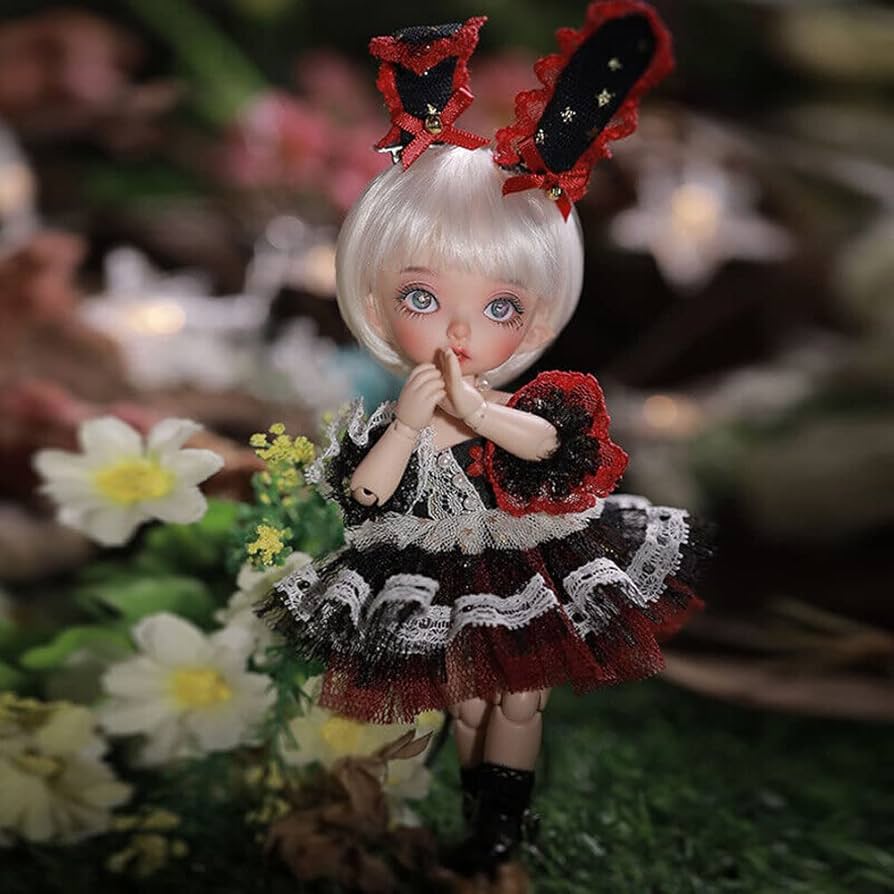 Amazon | KAKAA BJDドール フルセット 1/8 球体関節人形 15cm SD 樹脂