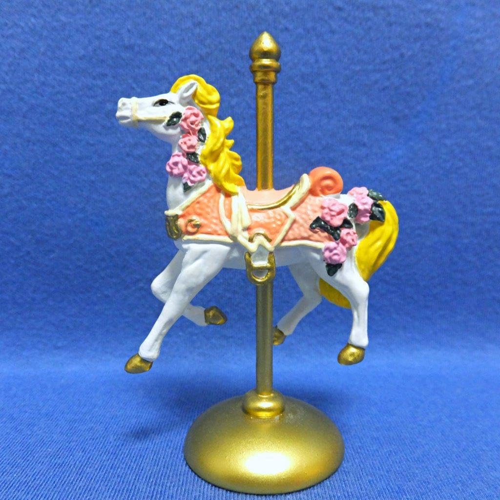 Amazon.co.jp: メリーゴーランド 回転木馬 カローゼル フィギュア