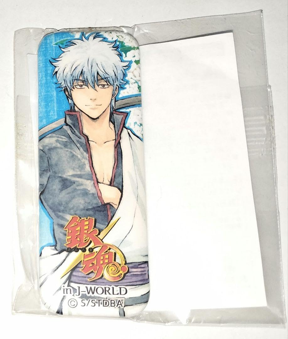①銀魂 坂田銀時 缶バッジ J-world 銀河侍伝説銀八ホスト