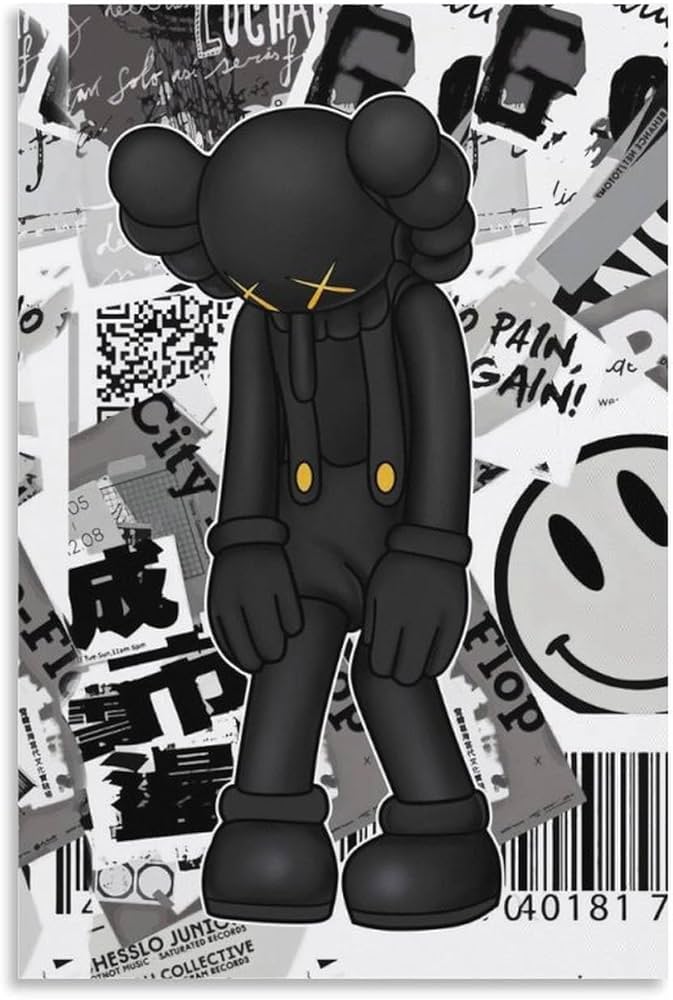 Amazon.co.jp: KAWS Sesame Street 絵画 インテリア カウズ セサミ