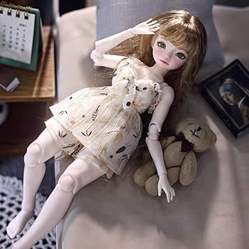 Amazon.co.jp: Meeler BJDドール1/6 女の子 29cm SD 樹脂球体関節人形