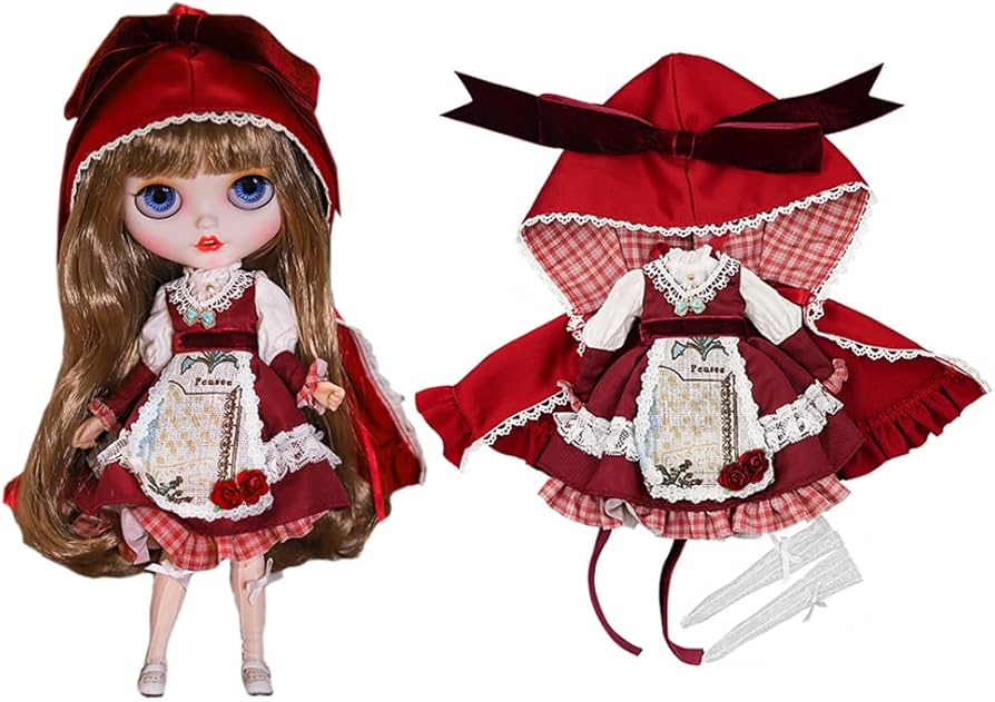 Amazon.co.jp: rakulifey ブライス服 アウトフィット お洋服 ドレス