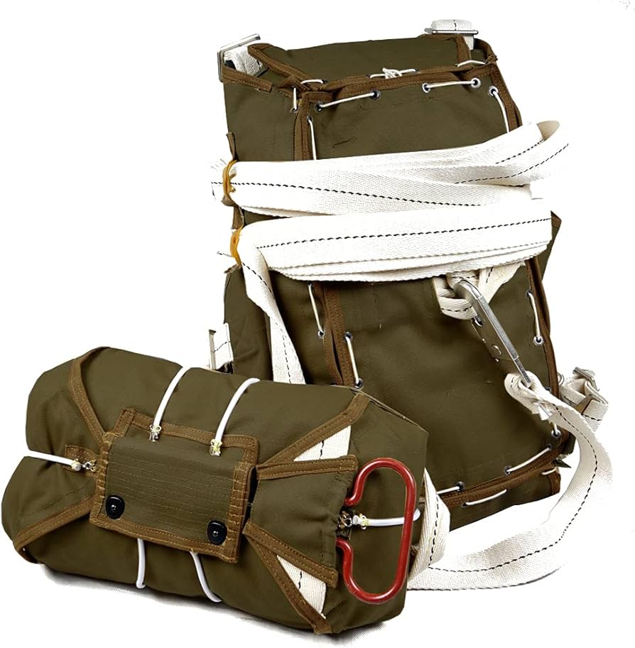 Amazon.co.jp: アメリカ軍 米軍 T-5パラシュート 落下傘 道具