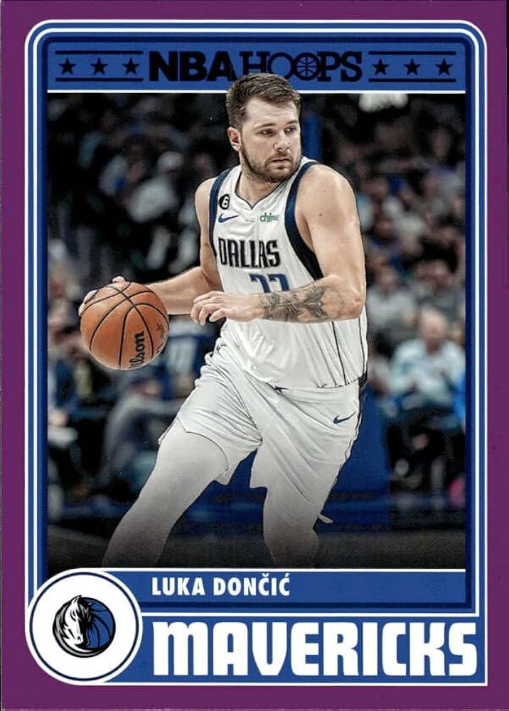 Amazon.com: 2023-24 PANINI HOOPS PURPLE #295 LUKA DONCIC DALLAS