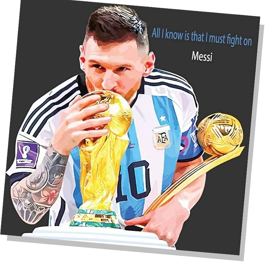 Amazon.co.jp: Praline Art Frame リオネル・メッシ ワールドカップ