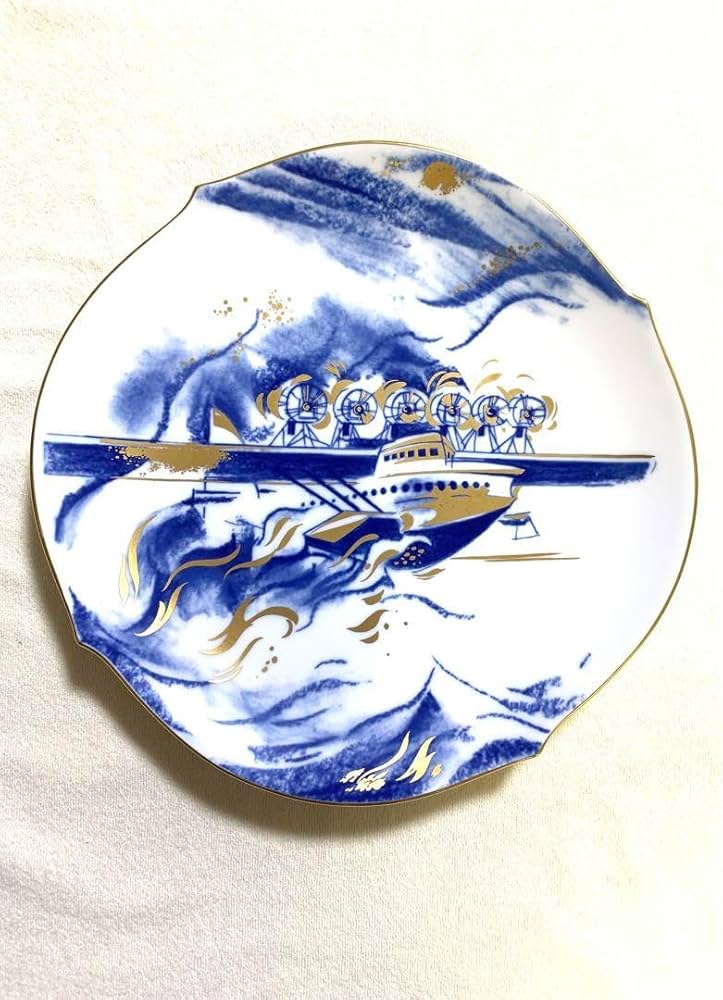 Amazon.co.jp: マイセン イヤープレート 飛行艇 2002 ドルニエドックス