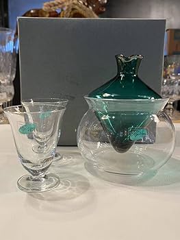 Amazon.co.jp: HOYA CRYSTAL ホヤクリスタル 冷酒セット 酒器 徳利