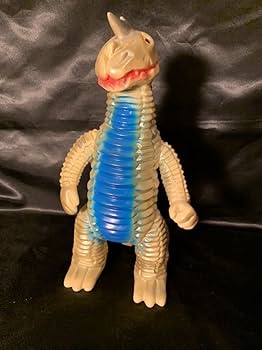 Amazon.co.jp: マルサン 450 アボラス ソフビ 当時物 怪獣 レッド