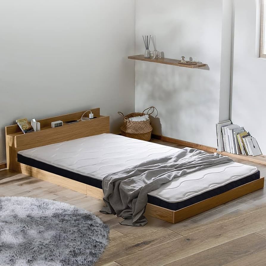 Amazon｜アイリスオーヤマ ベッド フロアベッド ダブル ベッドフレーム