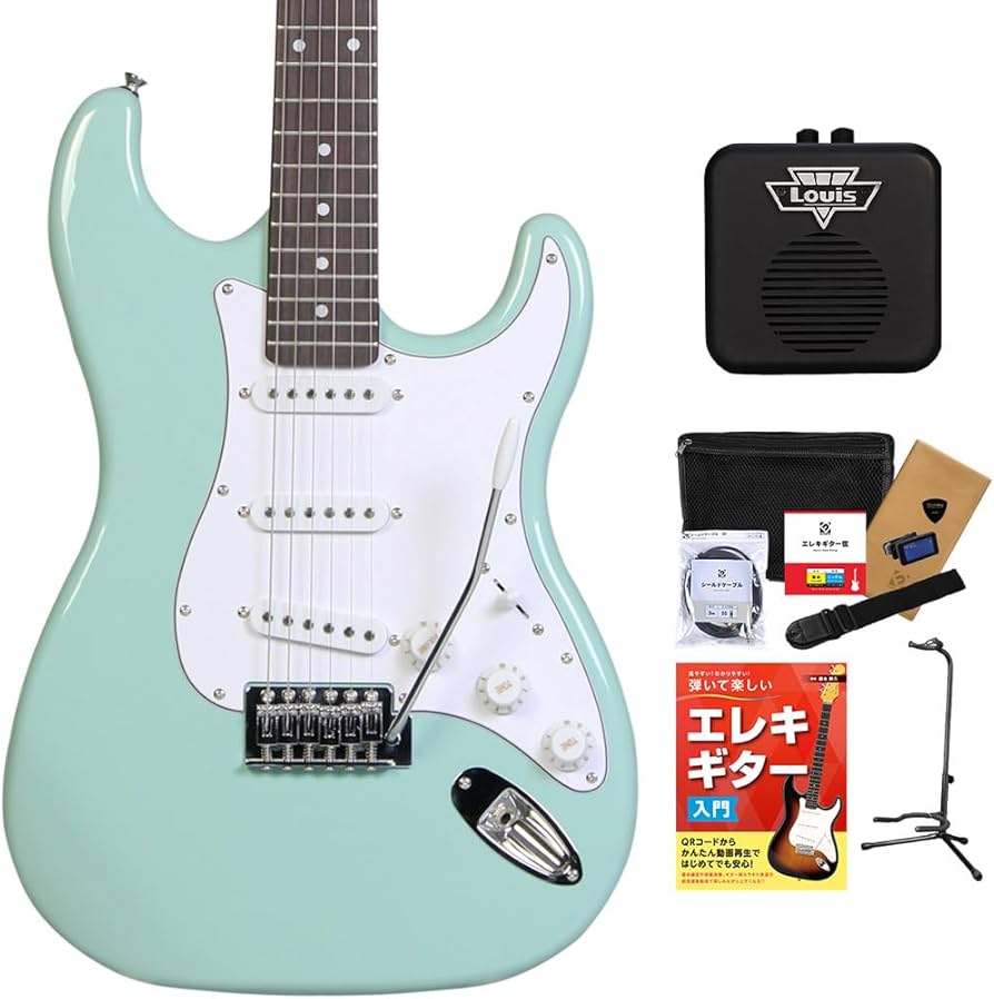 Amazon | BUSKER'S BST-STD SBU エレキギター初心者12点セット