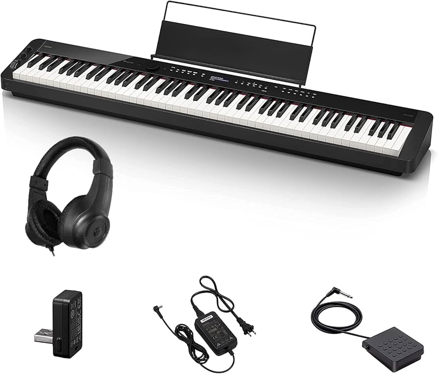 Amazon | CASIO カシオ 電子ピアノ Privia 多機能タイプ 88鍵盤 スリム