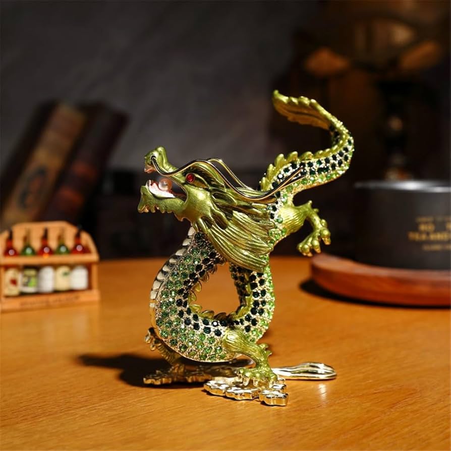 Amazon.co.jp: 龍の置物 五本爪 龍神 守り神 昇運金龍 玄関 縁起物 龍