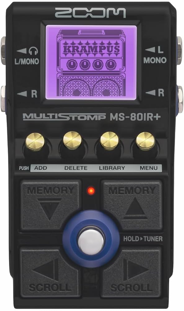 Amazon.com: Zoom MS-80IR+ MultiStomp Amplifier Modeler IR Pedal