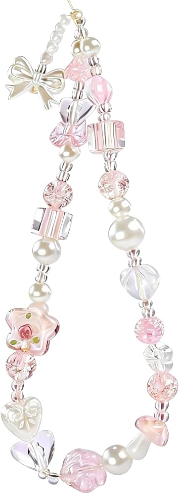 Amazon.com: CasaPopz Beaded Camera Wrist Strap Cute Pearl Digital