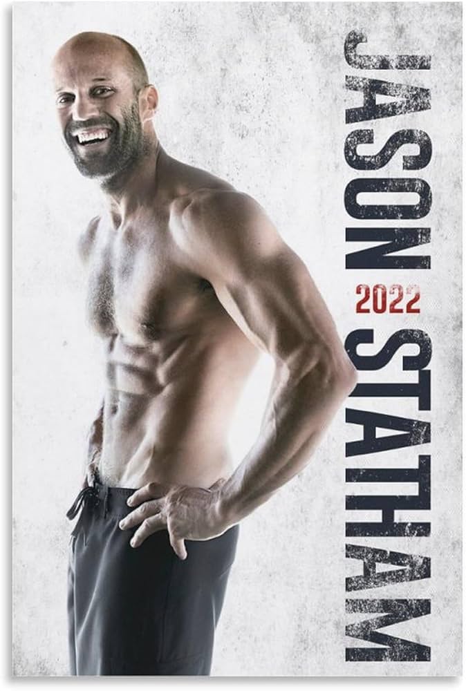 Amazon.co.jp: US俳優 ジェイソンステイサム グッズ 筋肉 ポスター