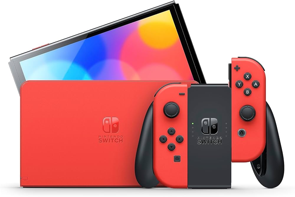 Amazon.co.jp: Nintendo Switch(有機ELモデル) マリオレッド : Video Games