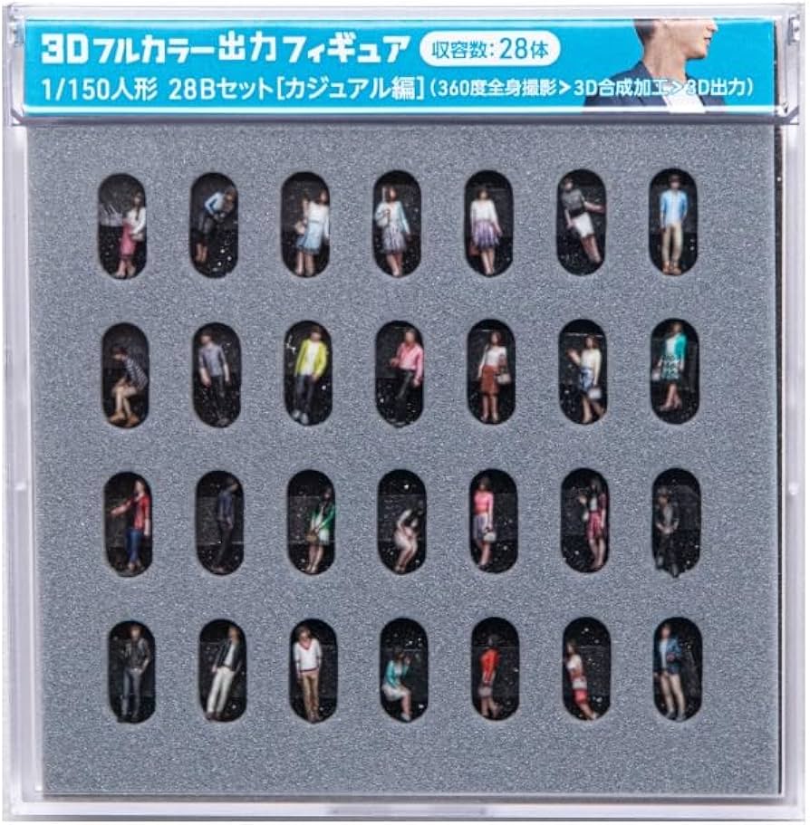 Amazon | takeda タケダ ジオラマ人形 3Dカラー リアル フィギュア 360