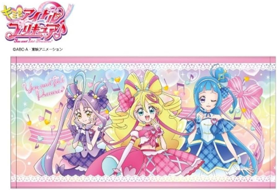Amazon｜キミとアイドルプリキュア♪ インクジェット ミニバスタオル