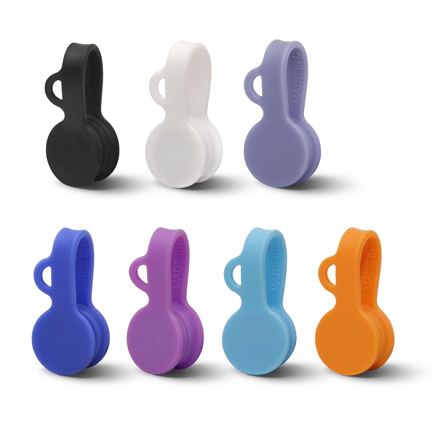 Amazon | (7個入り 7色)超強力な磁力、穴付き、紛失防止，ケーブル