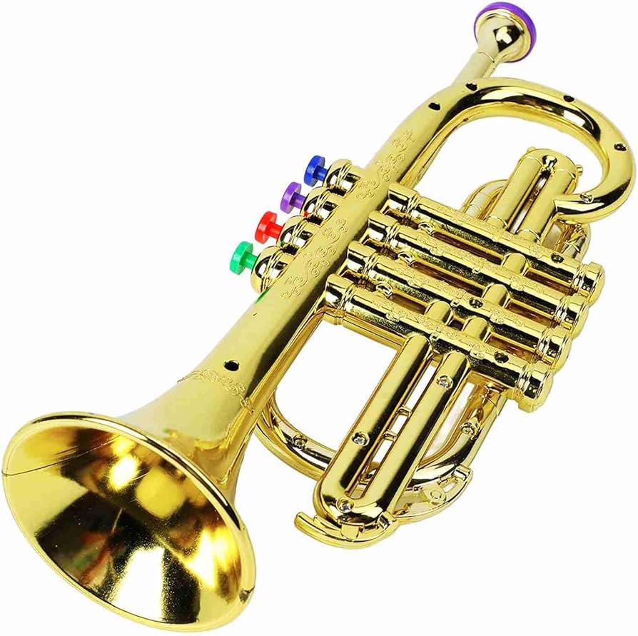 Amazon.co.jp: FLEXMAN ゴールドミニトランペット 教育用ホーム