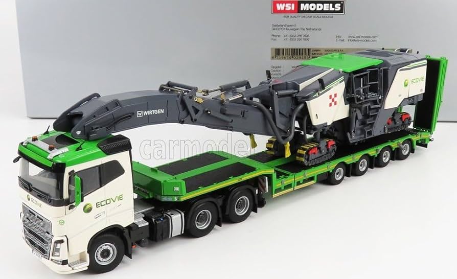 Amazon.co.jp: WSI 1/50 VOLVO FH4 750 6x4 +NZG 1/50 210Fi ECOVIE