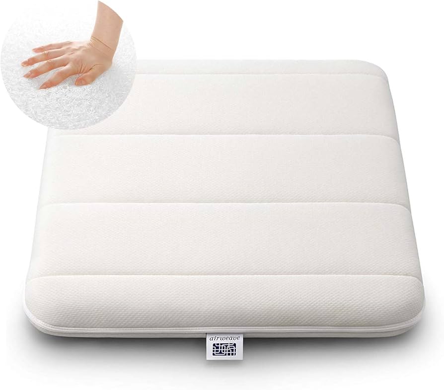 Amazon.co.jp: エアウィーヴ(airweave) クッション ホワイト 椅子 お尻
