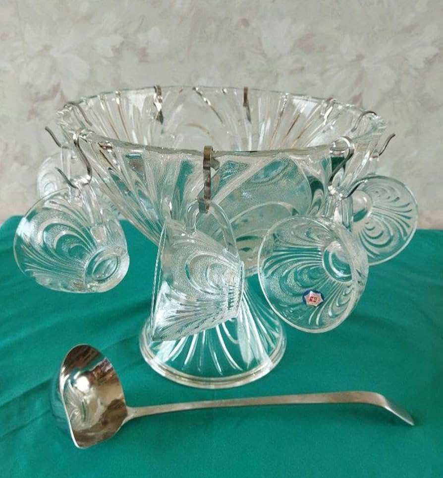 Amazon.co.jp: フルーツポンチセット 曽我ガラス パンチボールセット