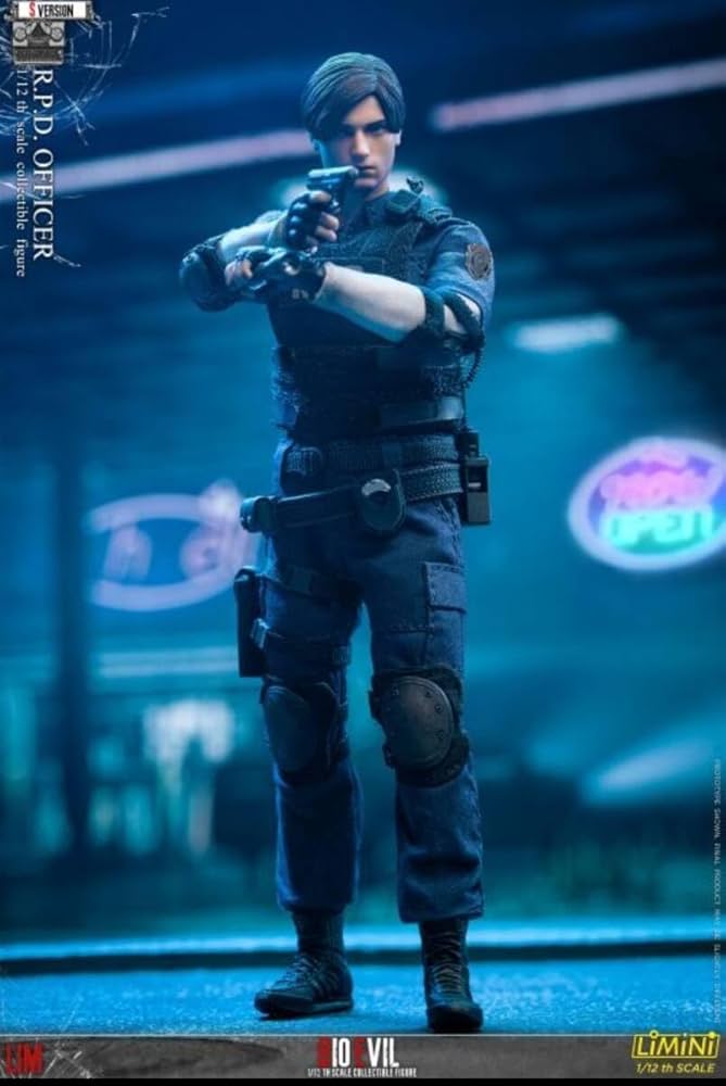 Amazon.co.jp: 1/12 バイオハザード レオン アクションフィギュア