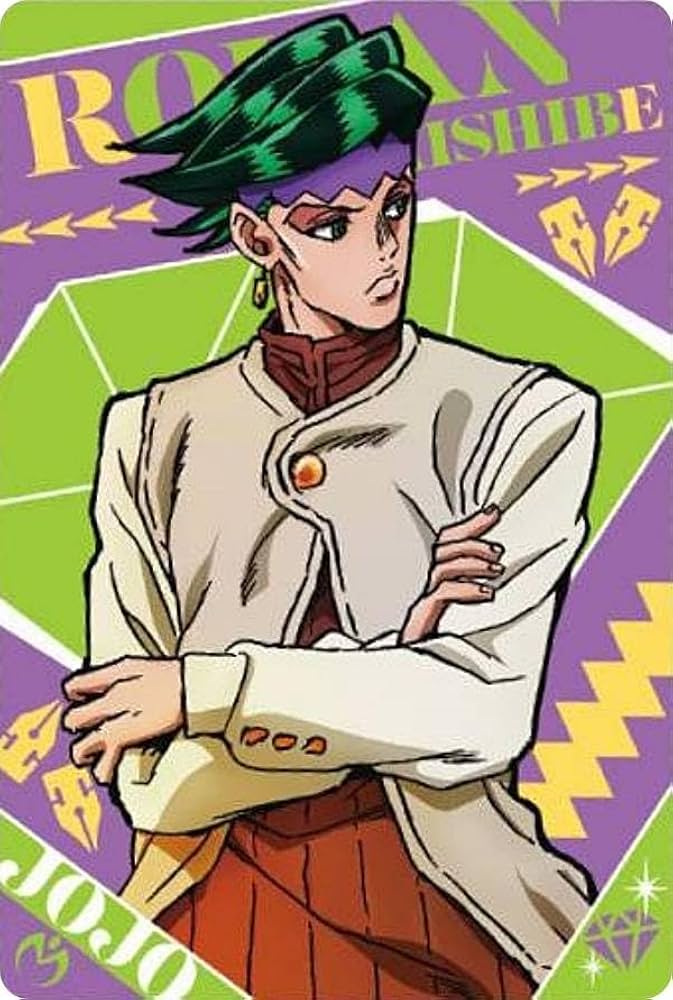 Amazon.co.jp: 【No.04 岸辺露伴 (キャラクターカード)】ジョジョの