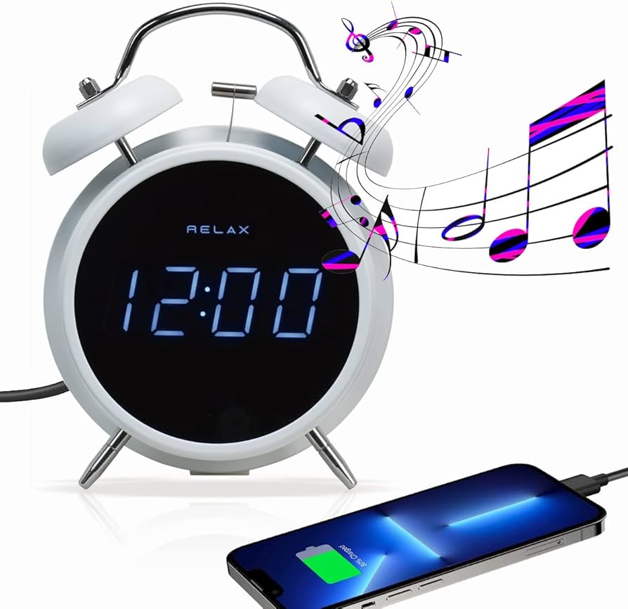 バックスバニー 置時計 スピーカー付き バックスバニー 置時計