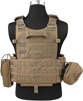 Amazon | EMERSON LBT6094Aスタイル プレートキャリア 3ポーチ付 CB