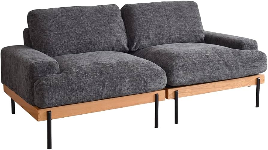 Amazon｜VENTOTA 2人掛けソファ ユニットソファ ソファ フェザー 羽毛