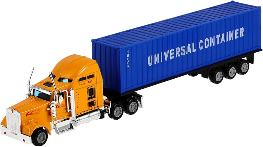 Amazon.co.jp: GLSTOY 合金製トラックモデル セミトラック ミニ