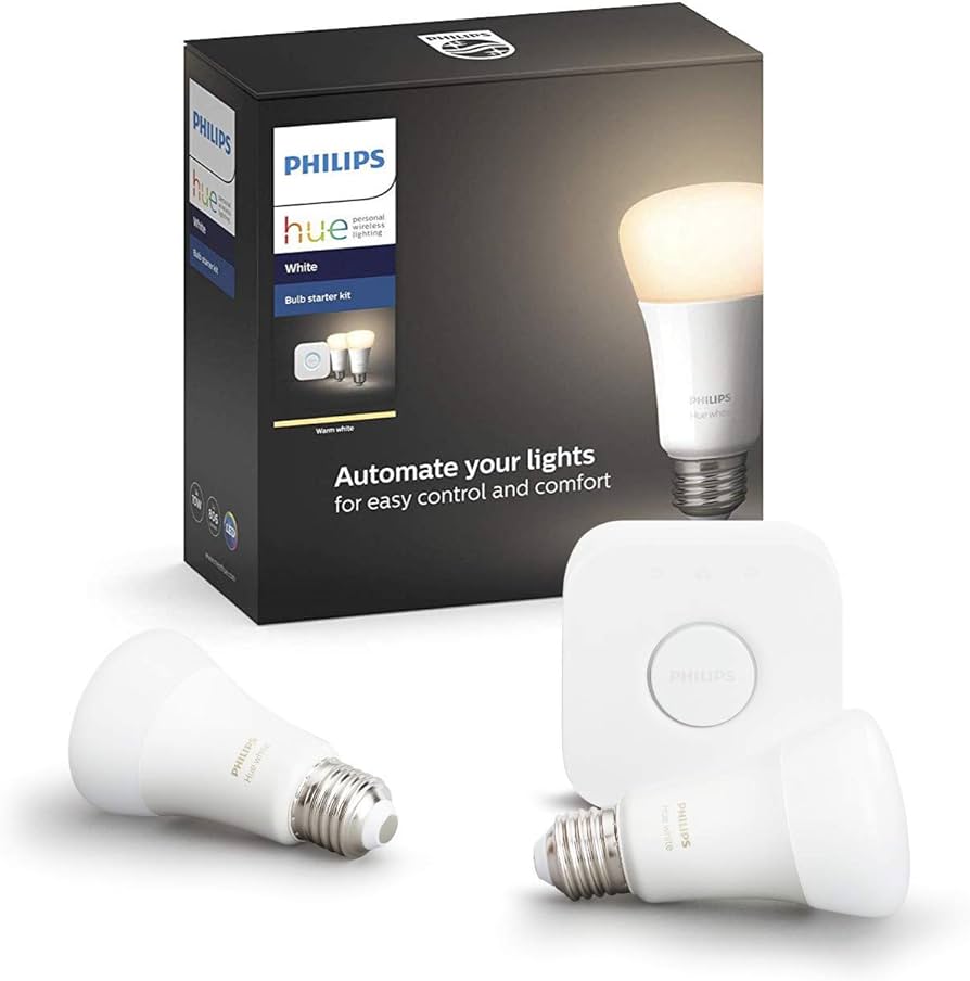 Amazon | Philips Hue ホワイト スターターセット(電球色) |2700K E26