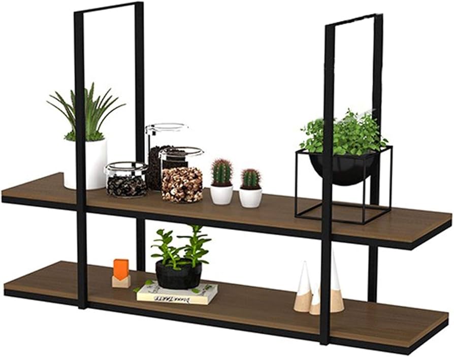 Amazon｜ウォールシェルフ ウォールラック 壁掛け棚 壁付け飾り収納棚