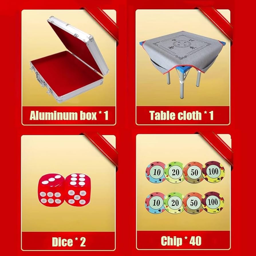 Amazon.co.jp: 麻雀牌 中国プロ麻雀セット、伝統的な麻雀セット