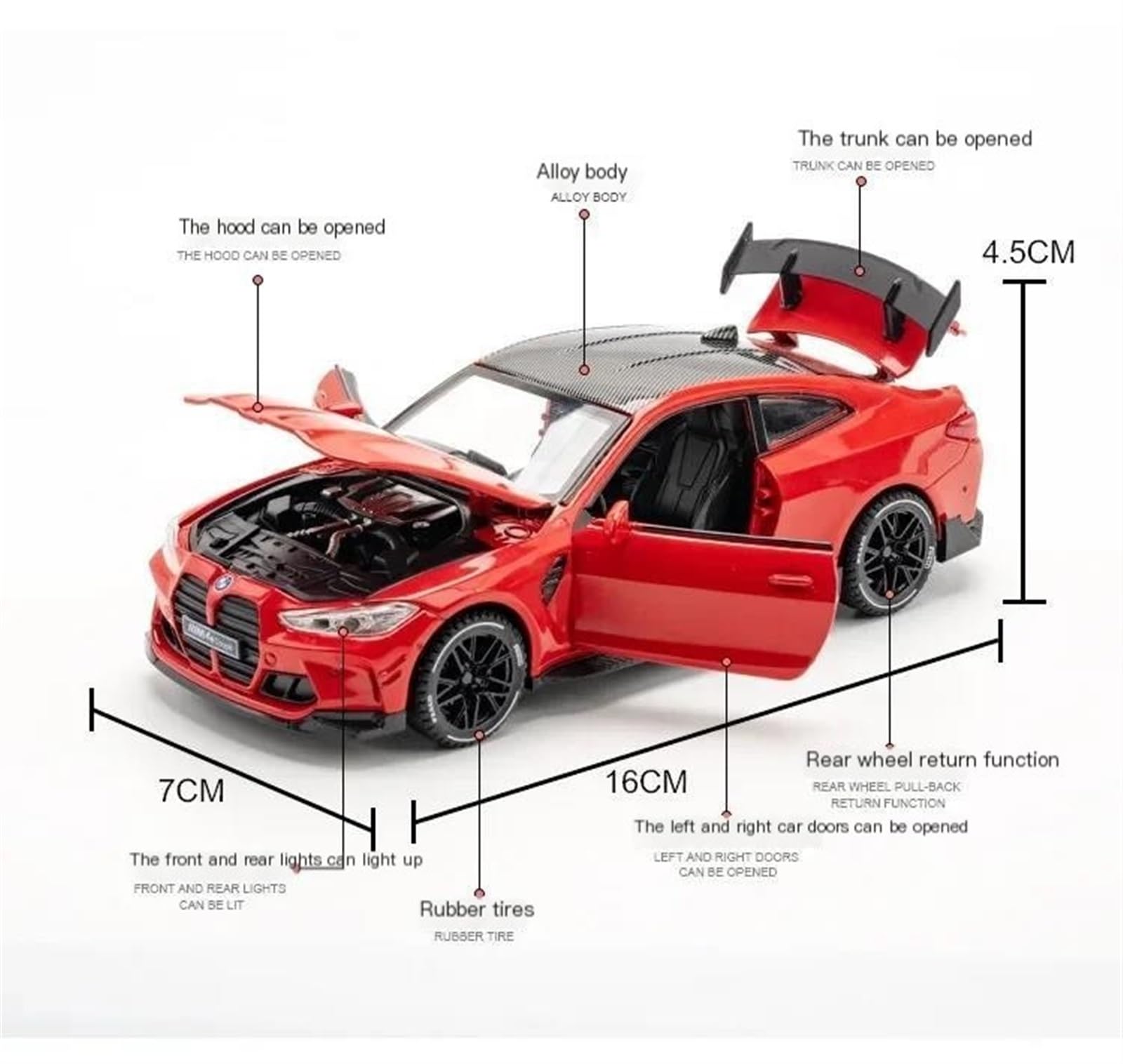 Amazon.co.jp: ミニカー スケールモデルカー 1/32 に適合 BMW M4