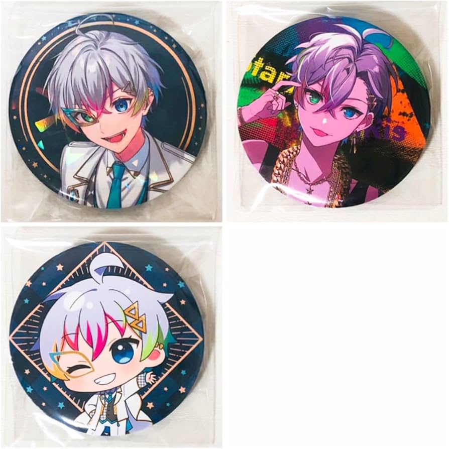 Amazon.co.jp: すたぽらRelu缶バッジ第7弾3点セット : Toys & Games