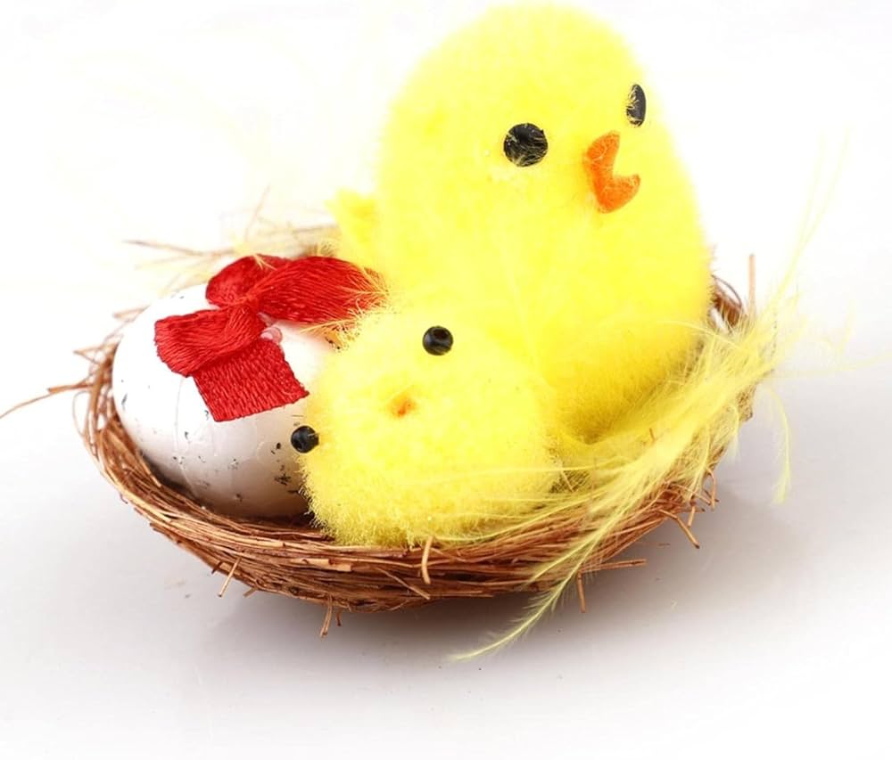 Amazon.co.jp: 12パックの小さなひよこフィギュアセット、小さなひよこ