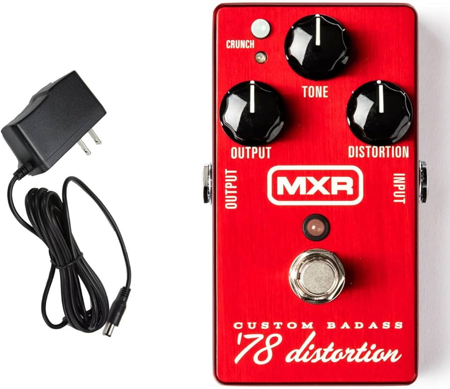 Amazon | MXR M78 カスタム Badass '78 ディストーション 9V電源付き