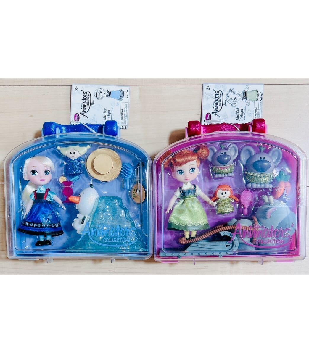 Amazon.co.jp: アニメーターズコレクション エルサ アナ ミニドール