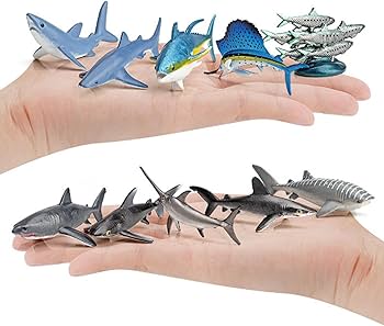 Amazon.co.jp: 動物フィギュア 海洋フィギュアセット 動物模型 10点