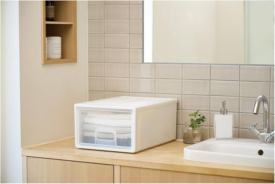 Amazon.co.jp: 天馬 収納ボックス フィッツケース 小物収納 幅33×奥行