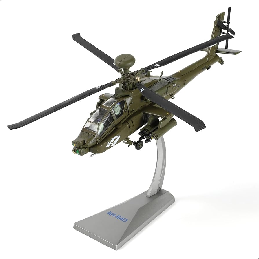 Amazon.co.jp: NUOTIE 1/72 アパッチ AH-64A 金属武装ヘリコプター