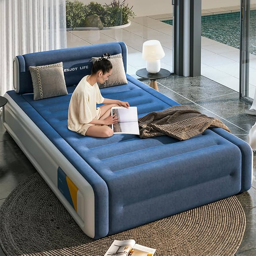 Amazon.co.jp: [JIMSHUINIO] エアーベッド 電動ポンプ内蔵 シングル