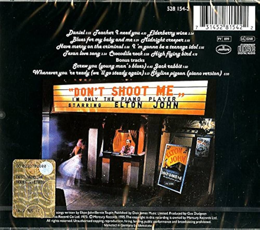 Amazon.co.jp: Don't Shoot Me I'm Only - John, Elton: ミュージック